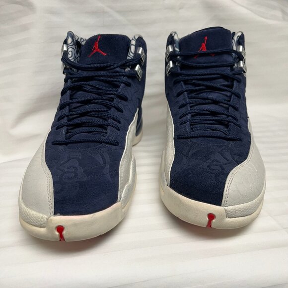 Men's Nike Air Jordan 12 International Flight Retro Blue BV8016-445 Size 11 - Picture 1 of 16